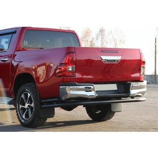 Rear Roll Bar AK005-2 Black (Stainless Steel) Toyota Hilux 2015- photo 4
