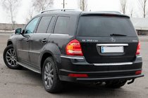 Mercedes GL class X164 2006-2012 Rear Bar AK-style Black (Stainless Steel) photo 2