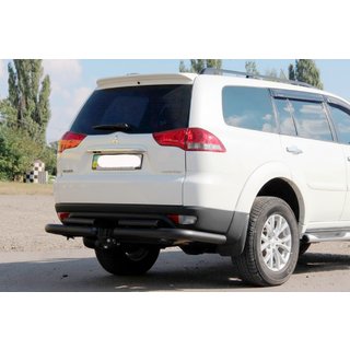 Rear Guard AK003-Special Black (2 pcs, stainless steel) Mitsubishi Pajero Sport 2008-2015 photo 1