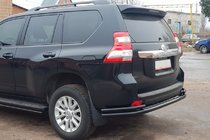 Toyota Land Cruiser Prado 150 2009-2023 Rear Roll Bar AK005-2 Black (Stainless Steel) photo 3