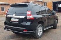 Toyota Land Cruiser Prado 150 2009-2023 Rear Roll Bar AK005-2 Black (Stainless Steel) photo 4