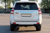 Toyota Land Cruiser Prado 150 2009-2023 Rear Roll Bar AK005-2 Black (Stainless Steel) photo 7