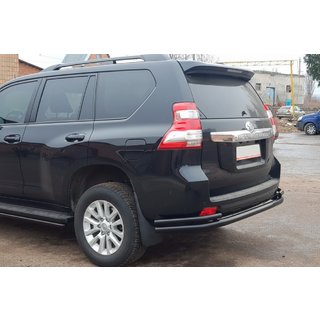 Rear Roll Bar AK005-2 Black (Stainless Steel) Toyota Land Cruiser Prado 150 2009-2023 photo 3