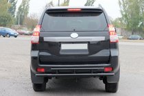 Toyota Land Cruiser Prado 150 2009-2023 Rear Roll Bar AK002-2v2 Black (Stainless Steel) photo 2