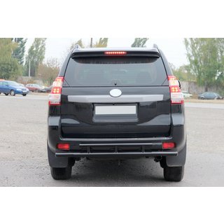 Rear Roll Bar AK002-2v2 Black (Stainless Steel) Toyota Land Cruiser Prado 150 2009-2023 photo 2