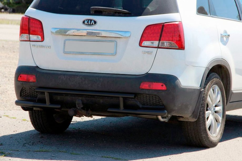 Kia Sorento II XM 2009-2014 Rear Bar AK002-2 Black (Stainless Steel) Image