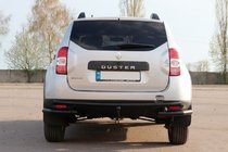 Dacia Duster 2008-2018 Rear Bar AK005-Special Black (Stainless Steel) photo 2