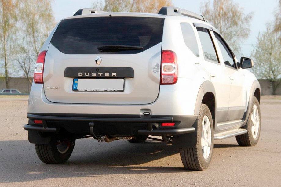 Dacia Duster 2008-2018 Rear Bar AK005-Special Black (Stainless Steel) Image