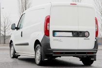 Opel Combo 2012-2018 Rear Roll Bar AK002/1-Double Black (Stainless Steel) photo 2