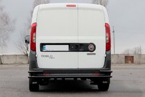Opel Combo 2012-2018 Rear Roll Bar AK005/2-Double Black (Stainless Steel) photo 1