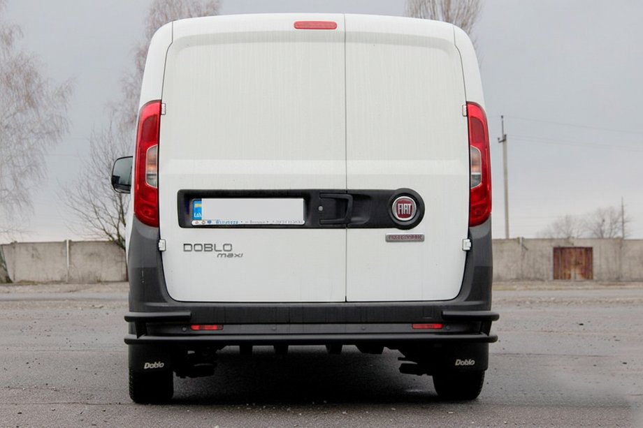 Opel Combo 2012-2018 Rear Roll Bar AK005/2-Double Black (Stainless Steel) Image