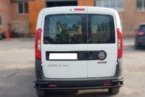 Fiat Doblo II 2010-2022 Rear Roll Bar AK005/2-Double Black (Stainless Steel) photo 2