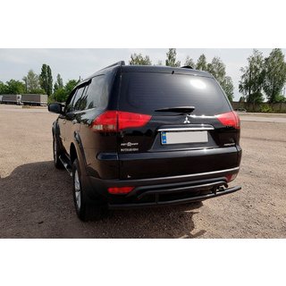 Rear Guard AK002-2 Black (2 pcs, stainless steel) Mitsubishi Pajero Sport 2008-2015 photo 3