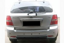 Kia Sorento I BL 2002-2009 Rear Double Roll Bar AK002 Black (Stainless Steel) photo 1