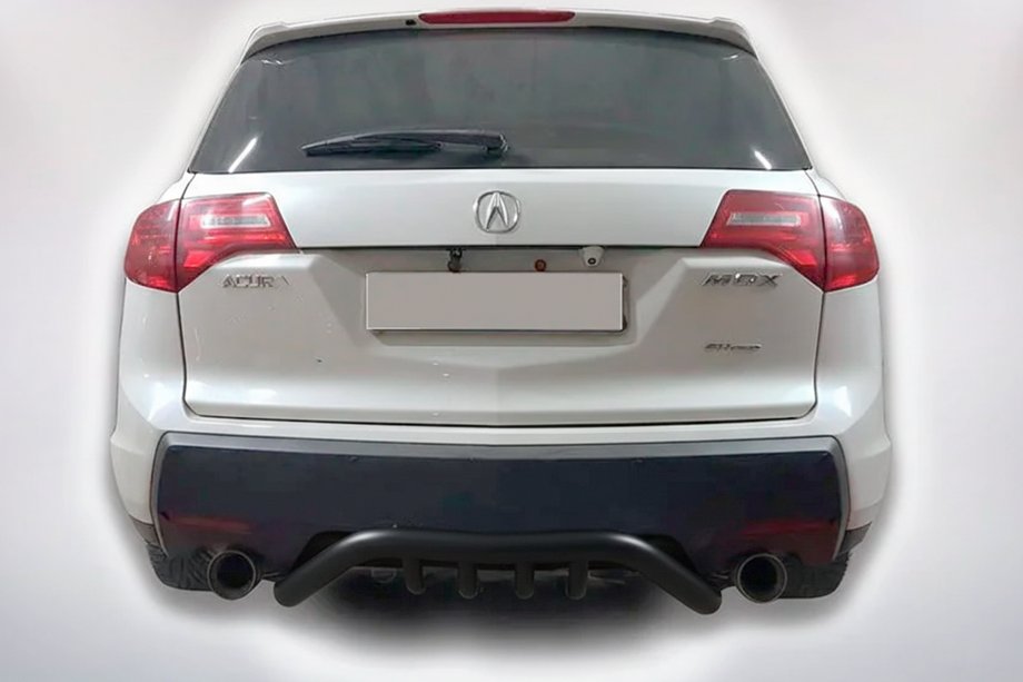 Acura MDX 2007-2013 Rear Guard B1-47 Black (Stainless Steel) Image