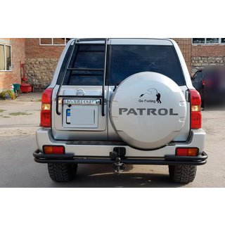 Rear Roll Bar AK005-3 Black (Stainless Steel) photo 2
