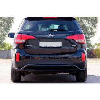 Rear Bar AK007-2 Black (Stainless Steel) Kia Sorento II XM 2009-2014 photo 2