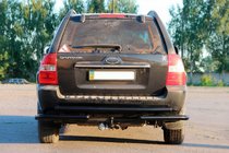 Kia Sportage 2004-2010 Rear Bar AK007 Black (Stainless Steel) photo 3