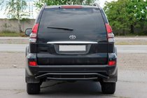 Toyota Land Cruiser Prado 120 2002-2009 Rear Guard AK008-1 Black photo 2