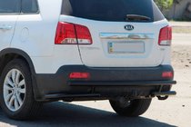 Kia Sorento II XM 2009-2014 Rear Bar AK003-2 Black (Stainless Steel) photo 2