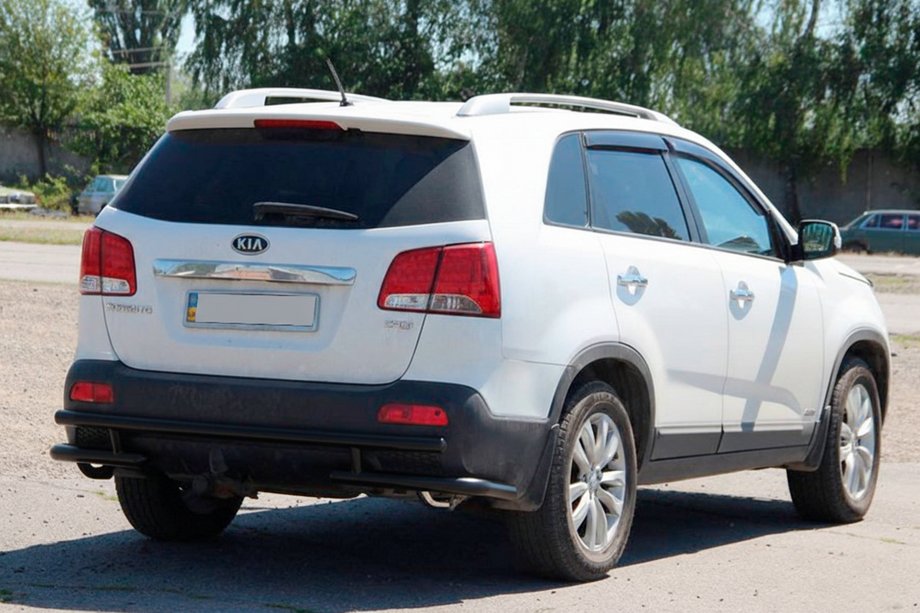 Kia Sorento II XM 2009-2014 Rear Bar AK003-2 Black (Stainless Steel) Image