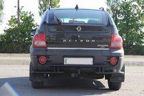 SsangYong Action 2005-2018 Rear Guard AK005-2 Black (Stainless Steel) photo 3