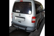 Volkswagen Caddy 2004-2010 Rear Roll Bar AK003-3 Black (2 pcs, Stainless Steel) photo 3