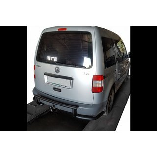Rear Roll Bar AK003-3 Black (2 pcs, Stainless Steel) Volkswagen Caddy 2004-2010 photo 3