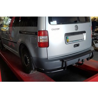 Rear Roll Bar AK003-3 Black (2 pcs, Stainless Steel) Volkswagen Caddy 2004-2010 photo 2