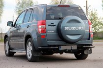 Suzuki Grand Vitara 2005-2017 Rear Guard AK005-3 Black (Stainless Steel) photo 1