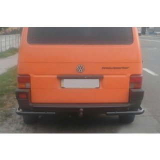 Rear Bar AK003-2 Black (Stainless Steel) Volkswagen T4 Caravelle/Multivan 1990–2003 photo 1