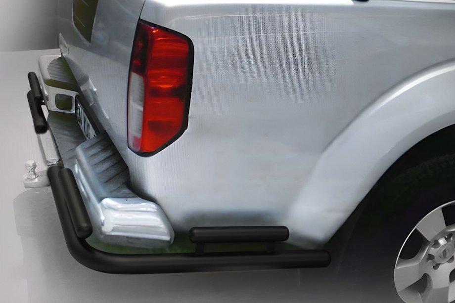 Nissan Navara 2006-2015 Rear Guard AK003-Special Black (Stainless Steel) Image