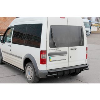 Rear Bar AK-design Black (Stainless Steel) Ford Connect 2006–2009 photo 1