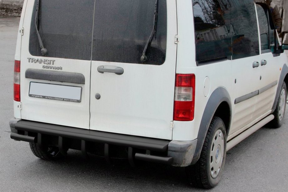 Ford Connect 2010-2013 Rear Bar AK-design Black (Stainless Steel) Photo 2