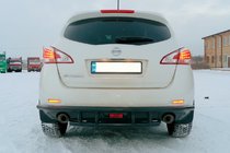 Nissan Murano 2008-2014 Rear Roll Bar AK Black (Stainless Steel) photo 3