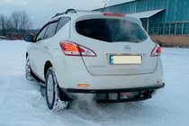 Nissan Murano 2008-2014 Rear Roll Bar AK Black (Stainless Steel) photo 2