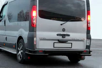 Opel Vivaro 2001–2015 Rear Guard AK-Special Black (Stainless Steel) photo 4