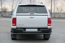 Volkswagen Amarok 2010-2022 Rear Bumper Guard AK005-2 Black (2 pcs, Stainless Steel) photo 2