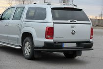 Volkswagen Amarok 2010-2022 Rear Bumper Guard AK005-2 Black (2 pcs, Stainless Steel) photo 3