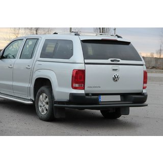 Rear Bumper Guard AK005-2 Black (2 pcs, Stainless Steel) photo 3
