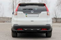 Honda CRV 2012-2016 Rear Double Roll Bar AK002 Black (Stainless Steel) photo 1