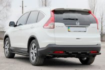 Honda CRV 2012-2016 Rear Double Roll Bar AK002 Black (Stainless Steel) photo 3