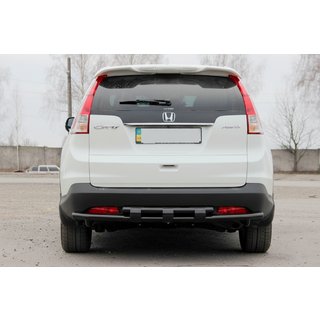Rear Double Roll Bar AK002 Black (Stainless Steel) photo 1