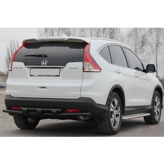 Rear Double Roll Bar AK002 Black (Stainless Steel) photo 2