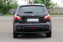 Nissan Qashqai 2010-2014 Rear Bar AK011 Black (Stainless Steel) photo 1