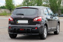 Nissan Qashqai 2010-2014 Rear Bar AK011 Black (Stainless Steel) photo 2
