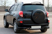 Toyota Rav 4 2006-2013 Rear Bumper Guard AK005-2 Black (2 pcs, Stainless Steel) photo 3