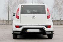 Kia Soul II 2013-2018 Rear Guard AK007-2 Black (Stainless Steel) photo 2