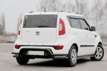 Kia Soul II 2013-2018 Rear Guard AK007-2 Black (Stainless Steel) photo 3