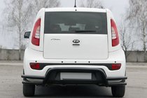 Kia Soul II 2013-2018 Rear Guard AK007-2 Black (Stainless Steel) photo 4